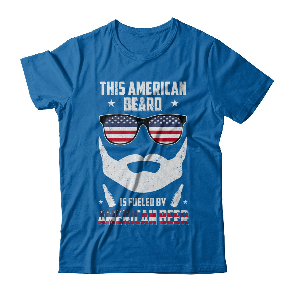 This American Beard Is Fueled By American Beer T-Shirt & Hoodie | Teecentury.com