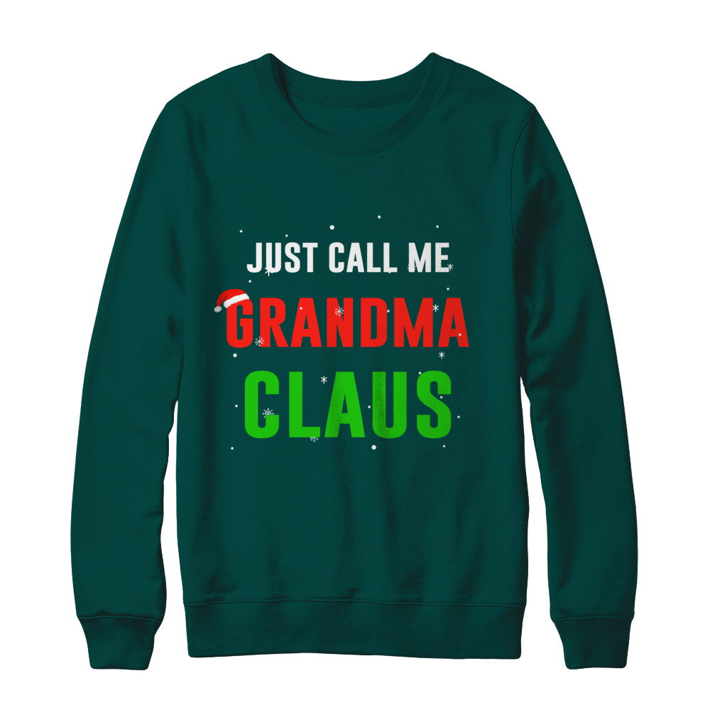 Santa Grandma Claus Matching Family Christmas Pajamas T-Shirt & Sweatshirt | Teecentury.com
