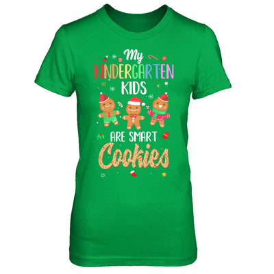 Teacher My Kindergarten Kids Are Smart Cookies Christmas T-Shirt & Sweatshirt | Teecentury.com