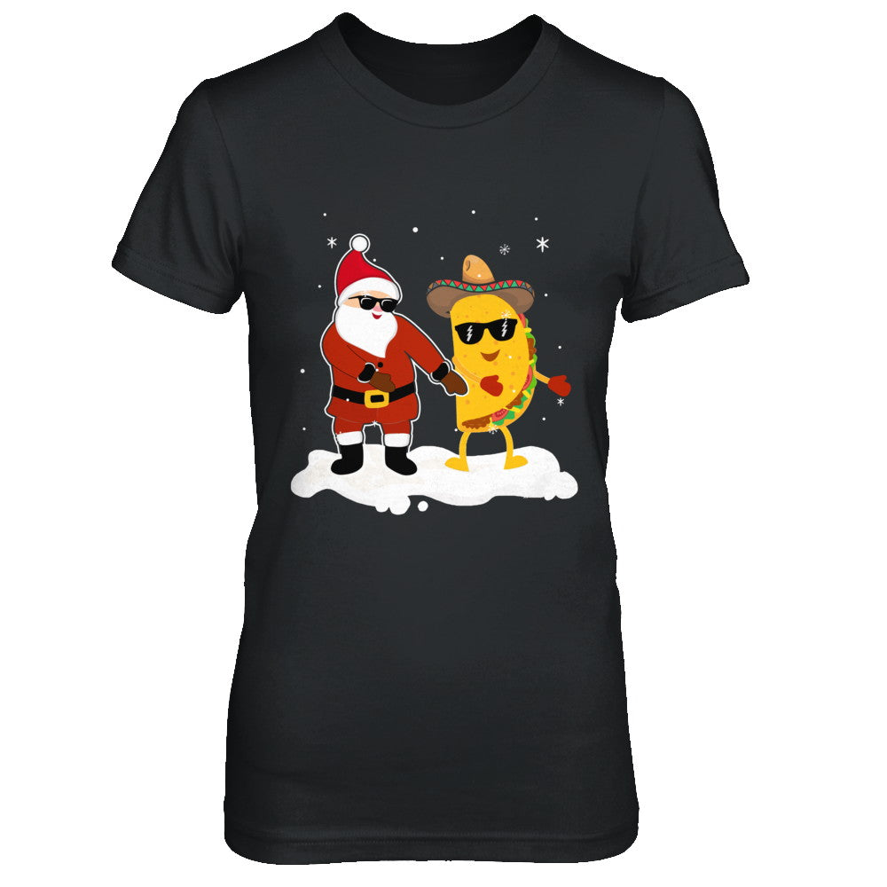 Flossing Santa Claus Taco Christmas Pajamas Gifts T-Shirt & Sweatshirt | Teecentury.com