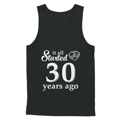 30Th Wedding Anniversary Married Couples 1992 Husband Wife T-Shirt & Hoodie | Teecentury.com