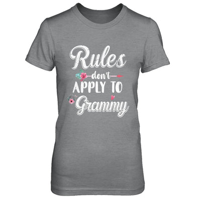 Grandmother Rules Don't Apply To Grammy T-Shirt & Hoodie | Teecentury.com