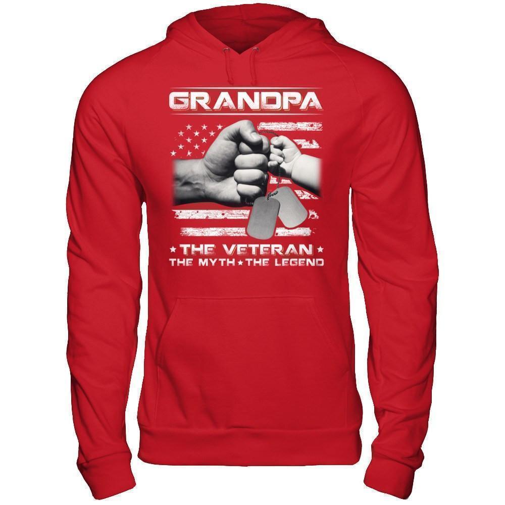 Grandpa The Veteran The Myth The Legend T-Shirt & Hoodie | Teecentury.com