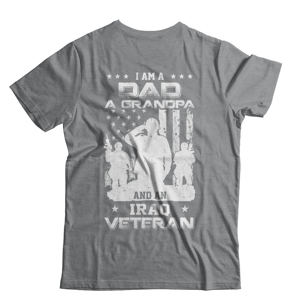 I'm A Dad A Grandpa And An Iraq Veteran T-Shirt & Hoodie | Teecentury.com