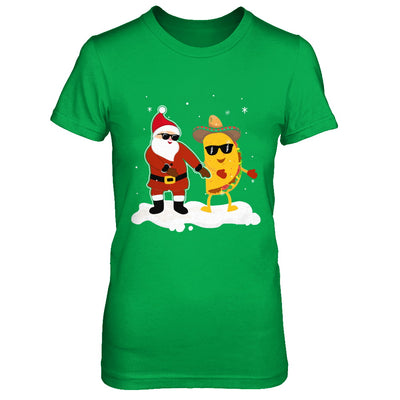 Flossing Santa Claus Taco Christmas Pajamas Gifts T-Shirt & Sweatshirt | Teecentury.com