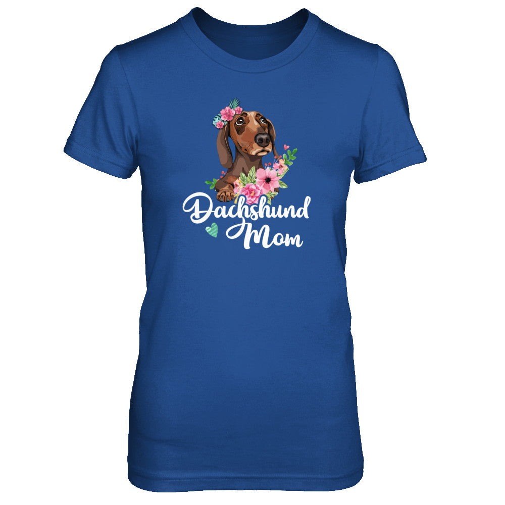 Dachshund Mom Funny Dog Mom Gift Idea T-Shirt & Tank Top | Teecentury.com