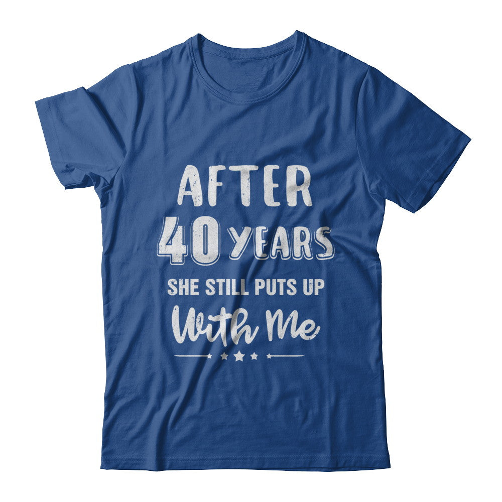 40Th Wedding Anniversary Funny Husband Gift T-Shirt & Hoodie | Teecentury.com