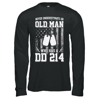 Never Underestimate An Old Man Who Has DD214 T-Shirt & Hoodie | Teecentury.com