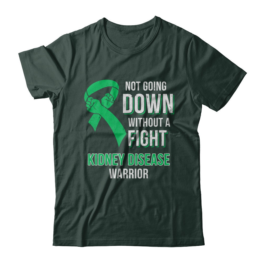 Not Going Down Without A Fight Kidney Disease Warrior T-Shirt & Hoodie | Teecentury.com