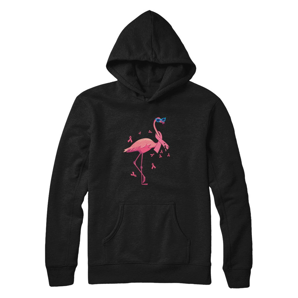 Flamingo Pink Ribbon Breast Cancer Awareness Gift T-Shirt & Hoodie | Teecentury.com