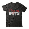 Love My Boys Mom And Dad Baseball T-Shirt & Hoodie | Teecentury.com