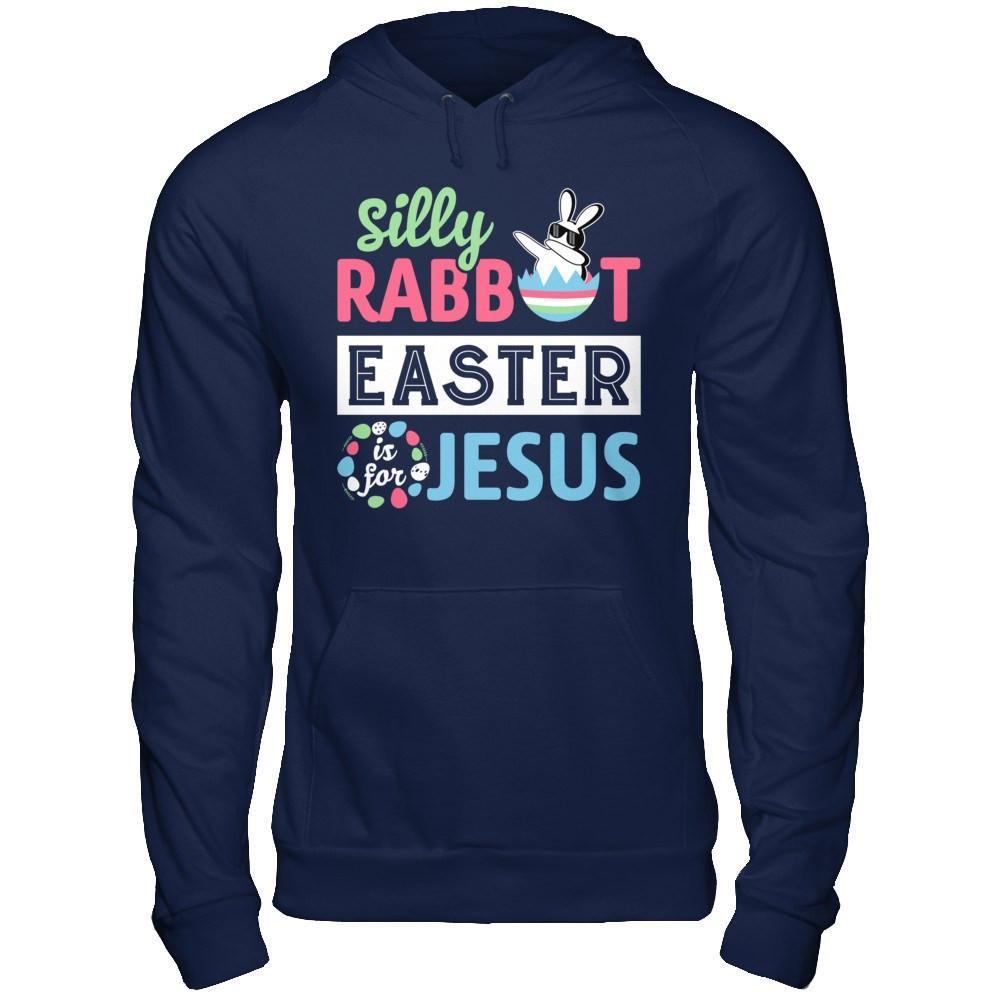 Dabbing Silly Rabbit Easter Is For Jesus T-Shirt & Hoodie | Teecentury.com