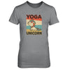 Classic Vintage Retro Yoga Unicorn Funny T-Shirt & Tank Top | Teecentury.com