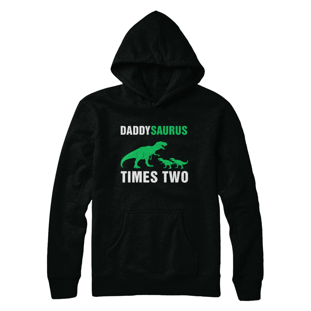Daddysaurus Times Two Twins Fathers Day T-Shirt & Hoodie | Teecentury.com