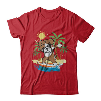 Summer Vacation Dabbing Boxer Surfing Surfboard Gift T-Shirt & Hoodie | Teecentury.com