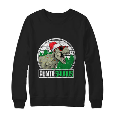 Auntiesaurus Auntie Dinosaur T-Rex Family Christmas T-Shirt & Sweatshirt | Teecentury.com