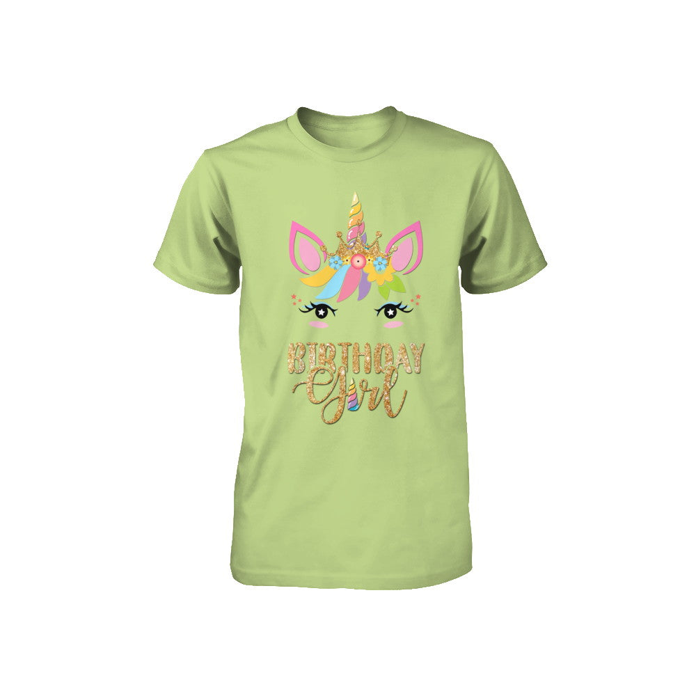 Cute Unicorn Girl Daughter Birthday Gift Youth Youth Shirt | Teecentury.com