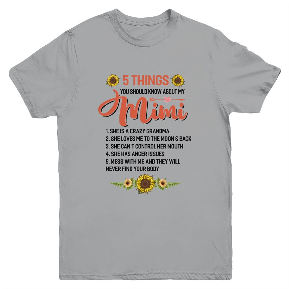 5 Things You Should Know About My Mimi Youth Youth Shirt | Teecentury.com