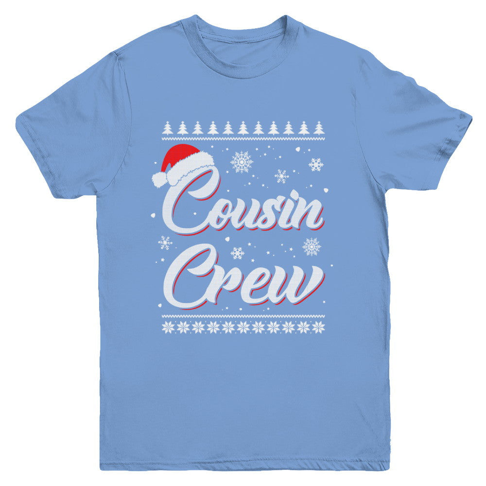 Matching Family Christmas Cousin Crew Ugly Sweater Youth Youth Shirt | Teecentury.com