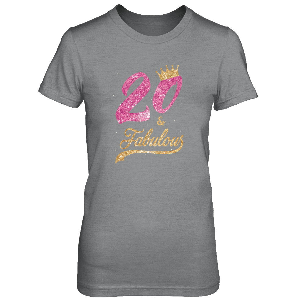 20 And Fabulous 2002 20th Birthday Gift T-Shirt & Tank Top | Teecentury.com