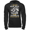 I'm A Dad Pap Pap And A Veteran Nothing Scares Me T-Shirt & Hoodie | Teecentury.com