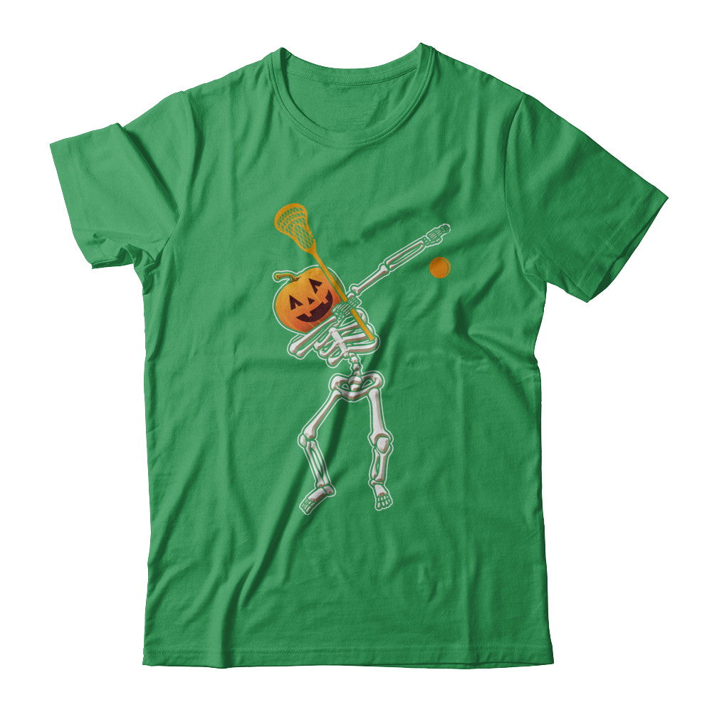 Halloween Dabbing Skeleton Lacrosse T-Shirt & Hoodie | Teecentury.com
