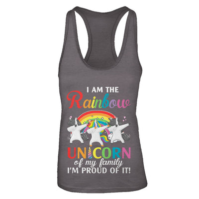 I Am The Rainbow Unicorn Of My Family Lesbian LGBT T-Shirt & Tank Top | Teecentury.com