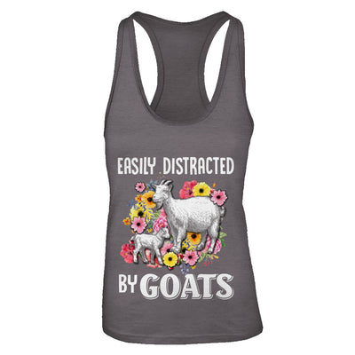 Easily Distracted By Goats T-Shirt & Tank Top | Teecentury.com