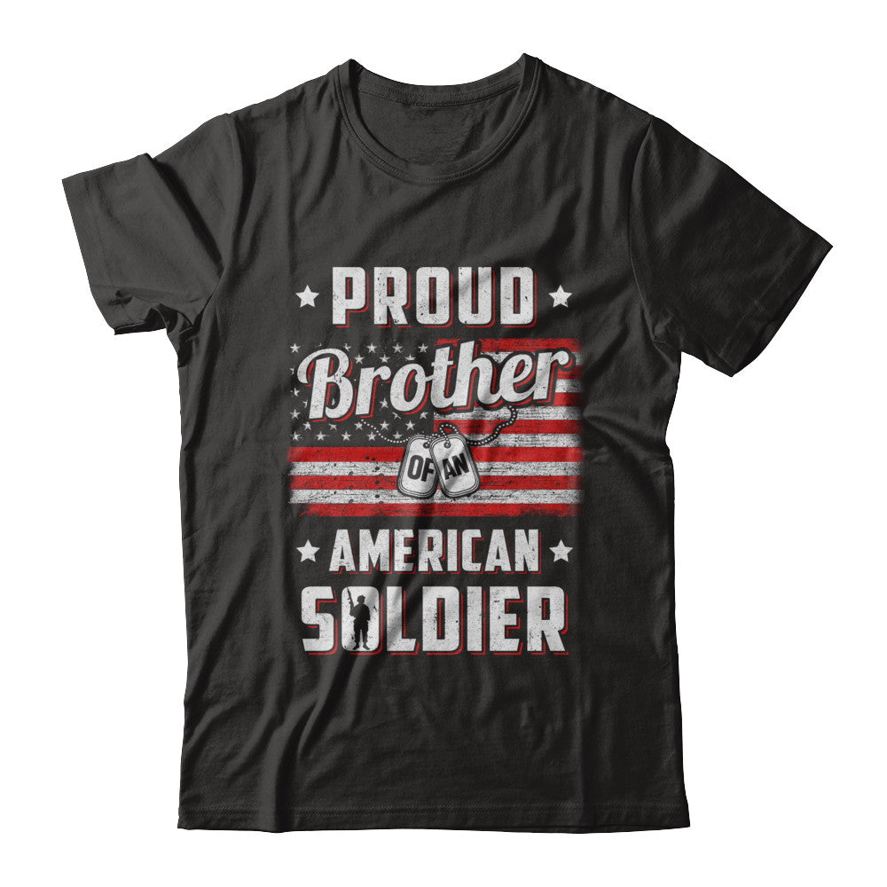 Proud Brother Of A Soldier Army Sister Veteran T-Shirt & Hoodie | Teecentury.com