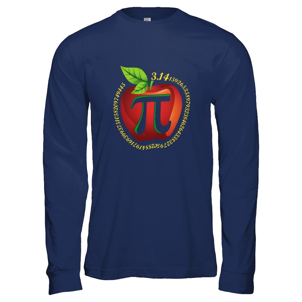 Teacher Apple Pi Math Happy Pi Day T-Shirt & Hoodie | Teecentury.com