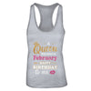 A Queen Was Born In February Happy Birthday Gift T-Shirt & Tank Top | Teecentury.com
