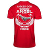 I Asked God For An Angel He Sent Me My Niece T-Shirt & Hoodie | Teecentury.com