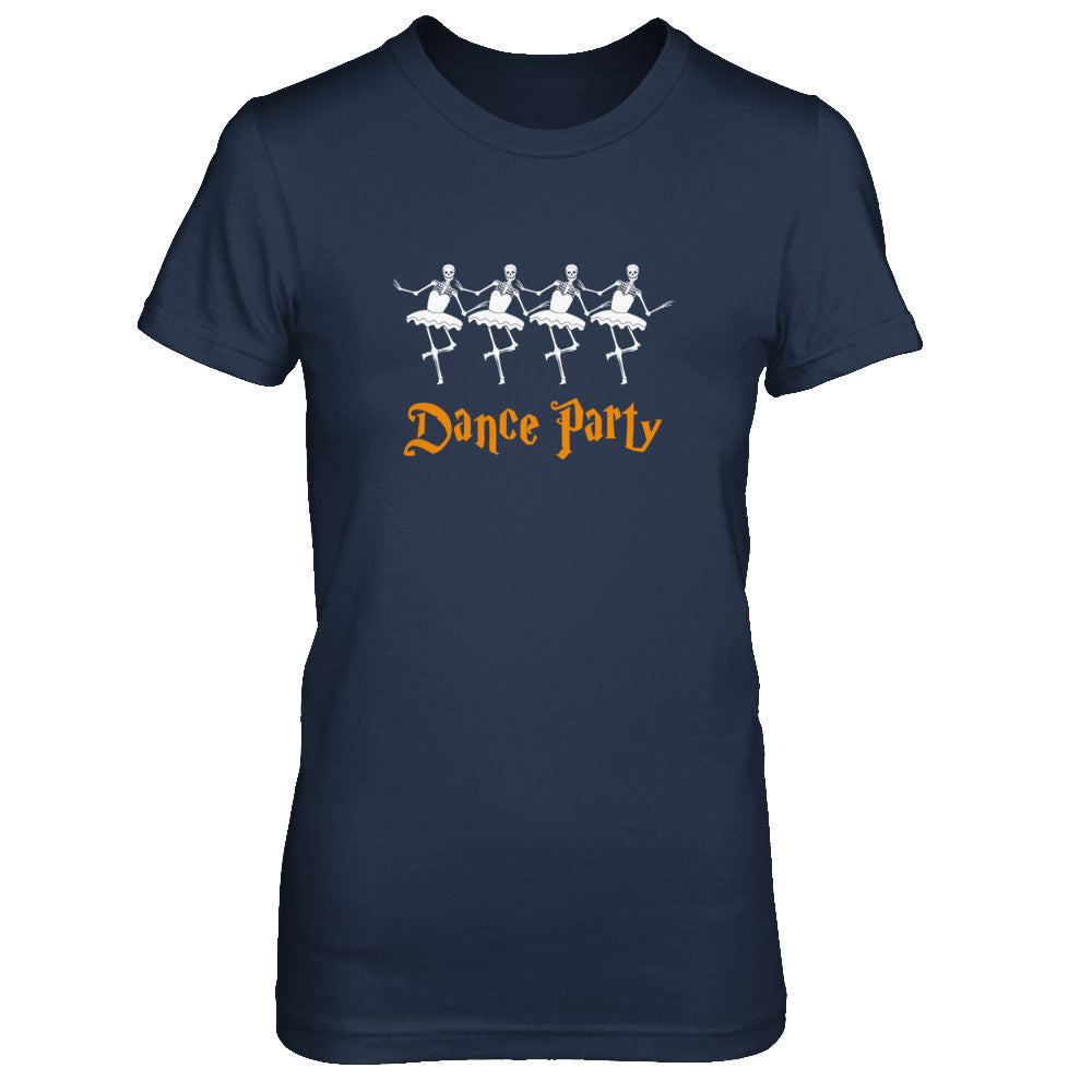 Ballet Skeleton Dance Party Happy Halloween T-Shirt & Tank Top | Teecentury.com