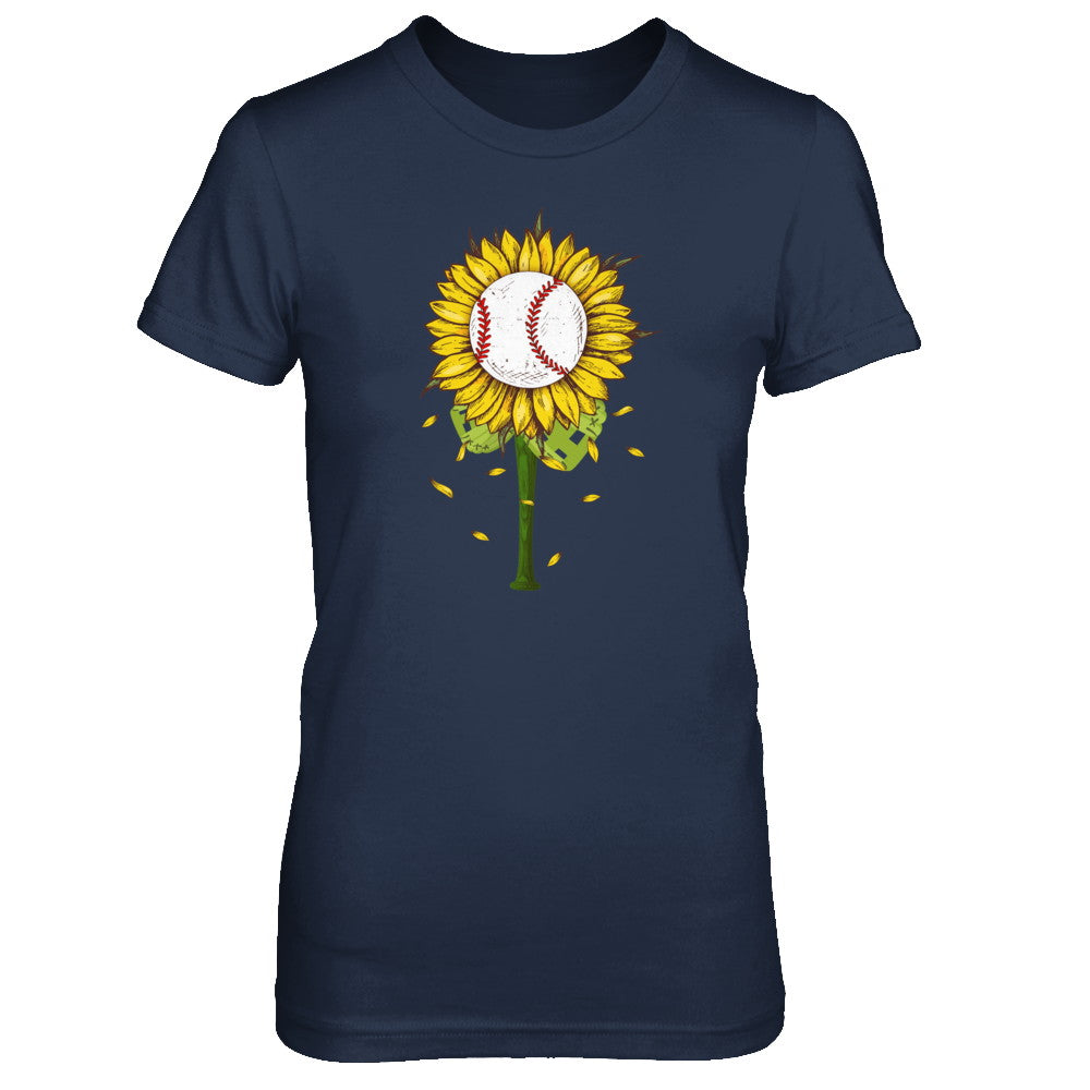 Sunflower Baseball Mom Daughter Lover Gift T-Shirt & Tank Top | Teecentury.com