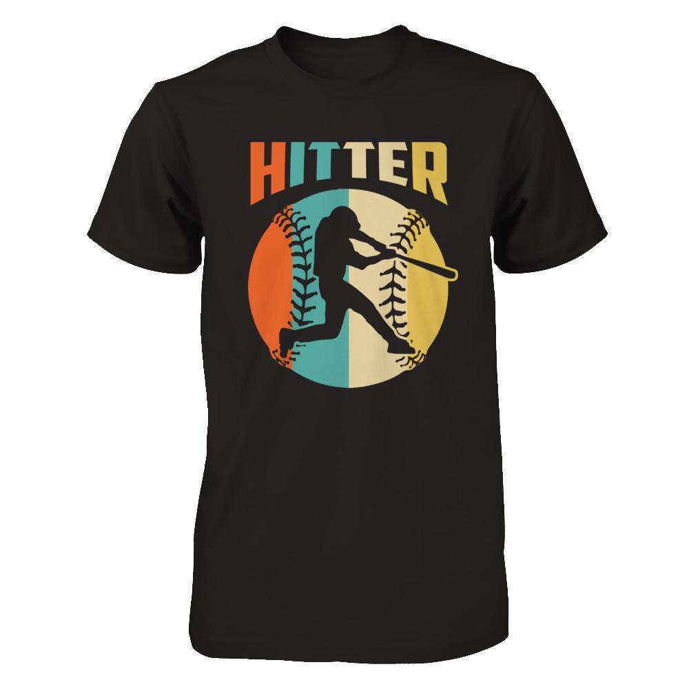 Classic Vintage Retro Style Hitter Baseball T-Shirt & Hoodie | Teecentury.com