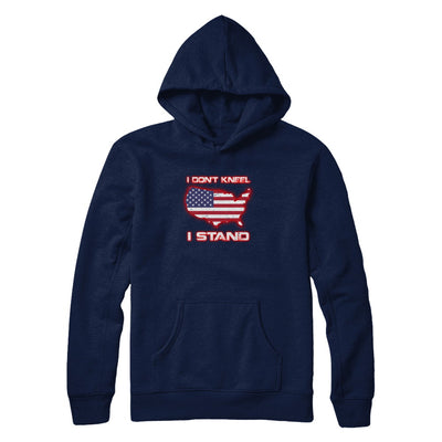 I Don't Kneel I Stand Us American Flag T-Shirt & Tank Top | Teecentury.com