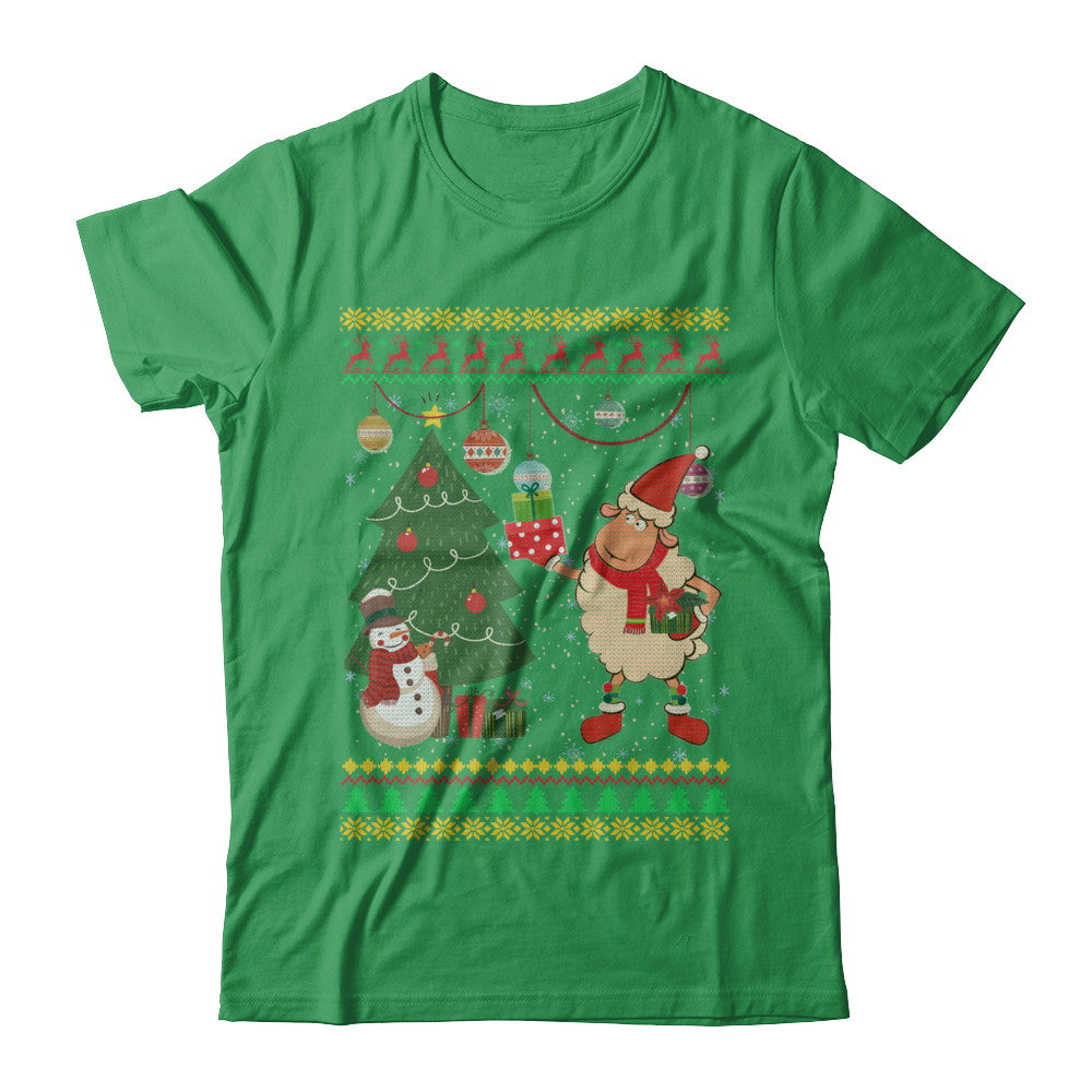 Funny Sheep Lamb Christmas Cute Family Ugly Sweater T-Shirt & Sweatshirt | Teecentury.com