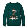 Goat With Santa Hat Lights Christmas T-Shirt & Sweatshirt | Teecentury.com