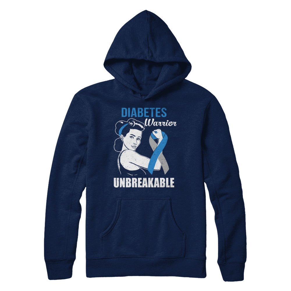 Diabetes Warrior Unbreakable Diabetes Awareness T-Shirt & Hoodie | Teecentury.com