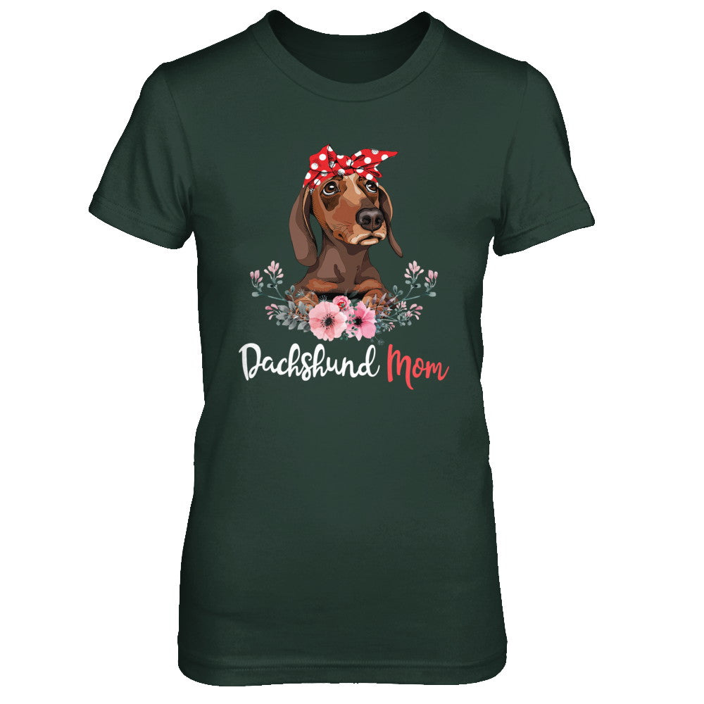 Dachshund Mom Gift For Women Dog Lover T-Shirt & Hoodie | Teecentury.com