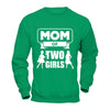 Mom Of Two Girls T-Shirt & Hoodie | Teecentury.com