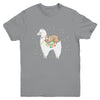 Funny Sloth Riding Llama Lover Youth Youth Shirt | Teecentury.com