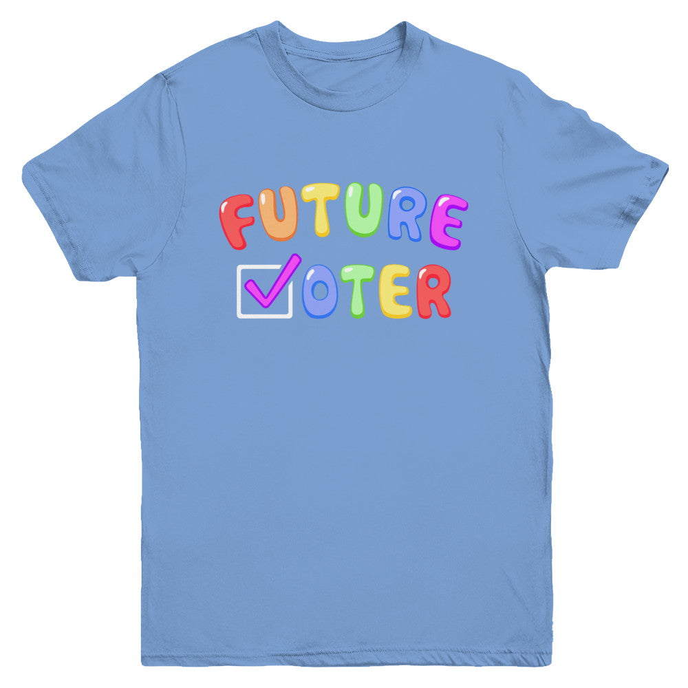 Voting Kids Vote Future Voter Rainbow Youth Youth Shirt | Teecentury.com