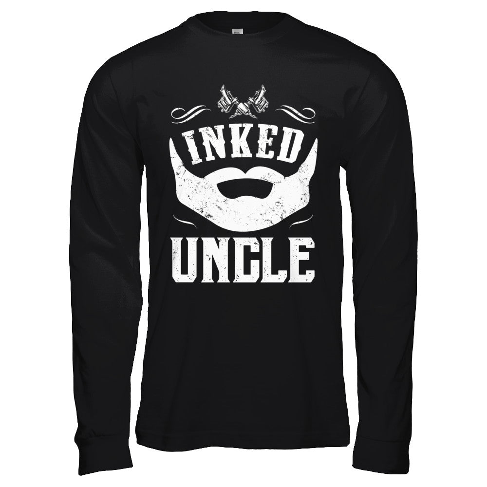 Inked Uncle Bearded Man Tattooed Tattoos T-Shirt & Hoodie | Teecentury.com