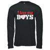 Love My Boys Mom And Dad Baseball T-Shirt & Hoodie | Teecentury.com