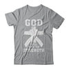 God Will Give Me Strength Clear Lung Cancer Gift T-Shirt & Hoodie | Teecentury.com