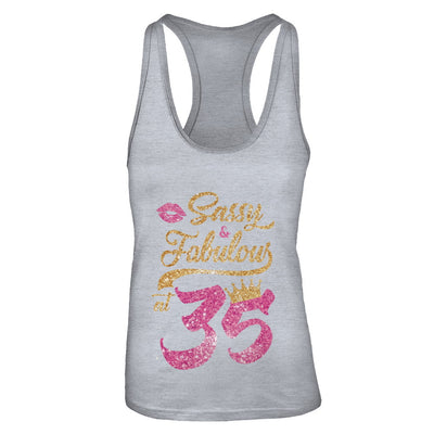 Sassy And Fabulous At 35th 1987 Birthday Gift T-Shirt & Tank Top | Teecentury.com