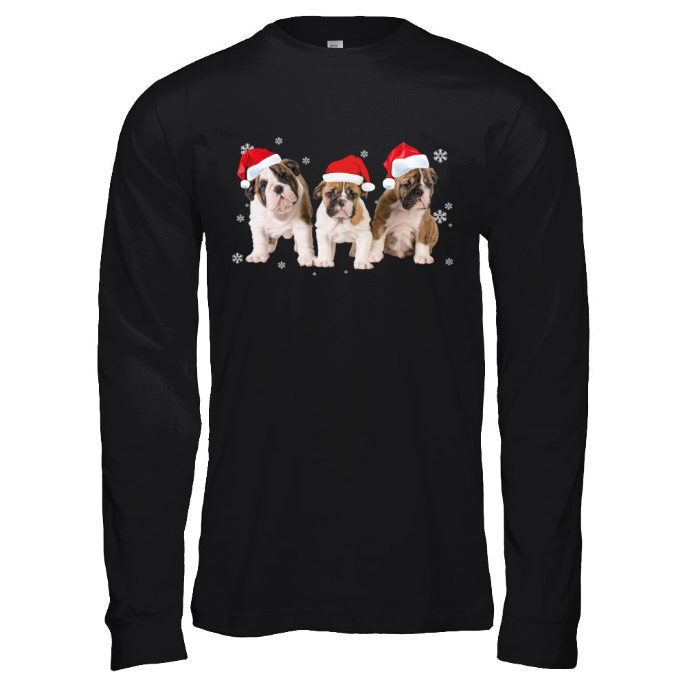 Funny Bulldogs Puppies Christmas Dog Gift T-Shirt & Hoodie | Teecentury.com