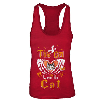 This Girl Love Her Cat Halloween T-Shirt & Tank Top | Teecentury.com