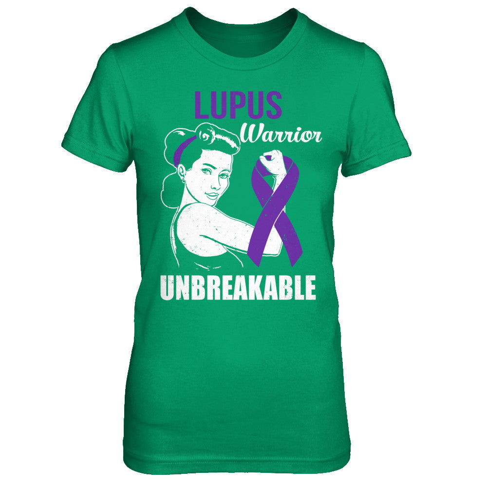 Lupus Warrior Unbreakable Lupus Awareness T-Shirt & Hoodie | Teecentury.com